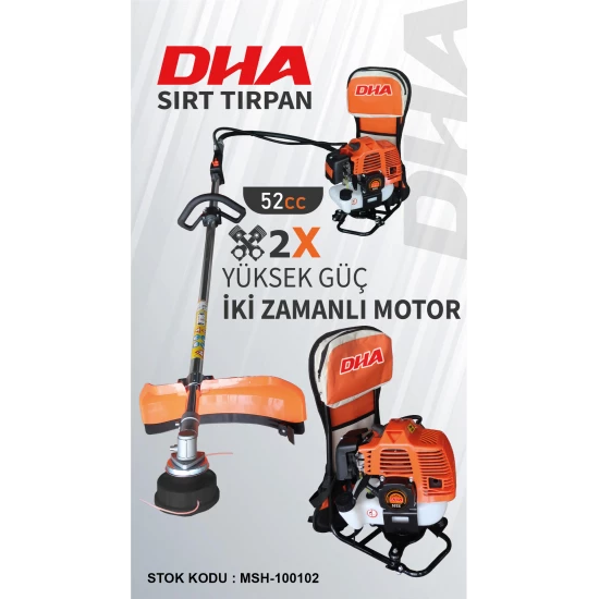 DHA BENZİNLİ SIRT TIRPAN 52CC